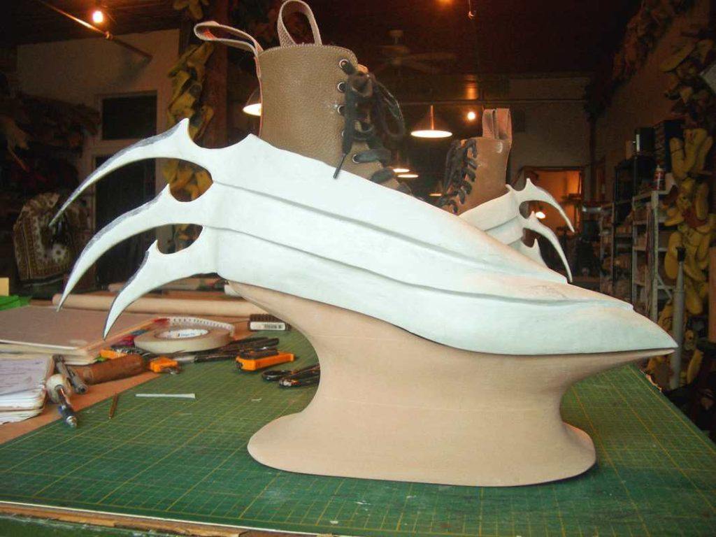 Brown & White Ship shape shoes